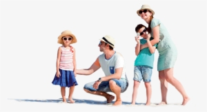 Beach People Png Download - Семья На Море Пнг #1070