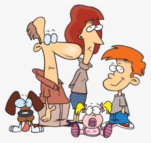 Stickman Family Pet Bath - Father Mother Daughter And Son #1122