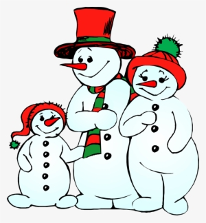 Holiday Clipart Snowman Family - Winter Holiday Images Clip Art #1156