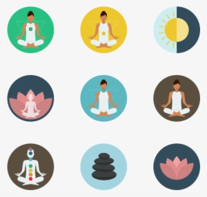 Packs Vector Svg Psd Png Eps - Yoga Icon Transparent #1204