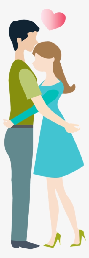 Cartoon Loving Couple Hug - Cartoon Couple Hug Png #1209