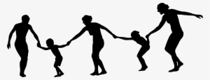 Png Transparent Library Holding Hands Big Image Png - People Holding Hands Silhouette Png #1340