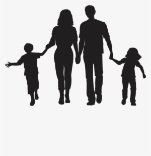 Silhouette Family Clip Art #1367