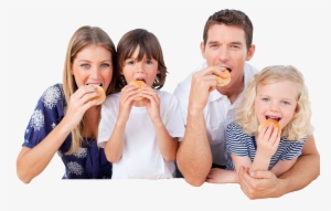 No Strange Taste - Family Eating Together Png #138
