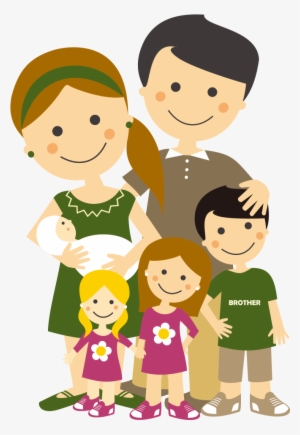 Family Drawing - Happy Family - Familia Feliz Animada Png - Free ...