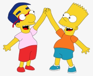 Friends Transparent Cartoon - Ami De Bart Simpson #1444
