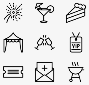 Party & Event 30 Icons - Manufacturing Icons #1574
