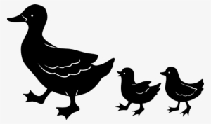 Duck Family Silhouette #1621