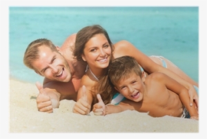 Happy Young Family With Little Kid Having Fun At The #1816