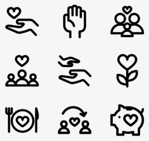 Charity Line 30 Icons - Video Game Icons #1867