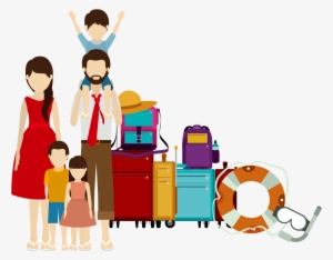 Family Travel Illustration #2182