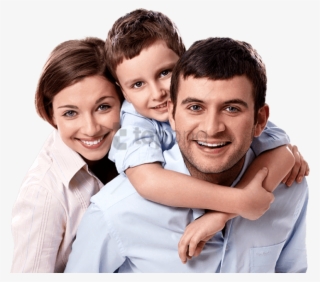 Family Of Three Smiling And Hugging - Healthy Family Images Png #222