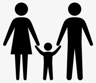 Family Holding Hands Silhouette #2880