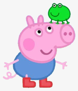 Peppa Pig In Muddy Puddle Transparent Png Image - George Peppa Pig Png #2904