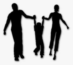 Silhouette Family Stock Photography - Family Jumping Joy Silhoutte #2994