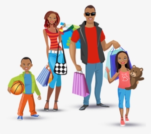 Mobi4 Smart Shopping - Family Shopping Png #3158