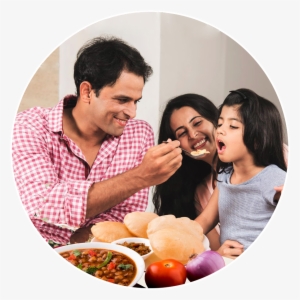 For Healthy Family - Happy Family At Dinner Table India #3181