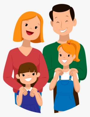 Kisspng Droopy Family Cartoon Child Vector Hand Painted - Family Outing Vector #3354