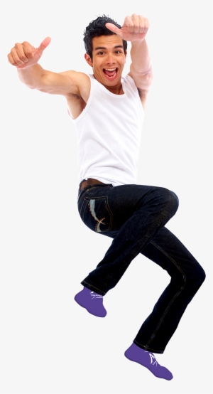 Family Guy Dancing Gif Youtube - Happy Man Jumping Png #3407