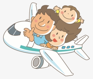 Big Family Clipart Png - Family In Airplane Clipart #3427