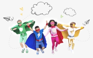 Pre-k Program - Kids Dressed As Superheroes #3486