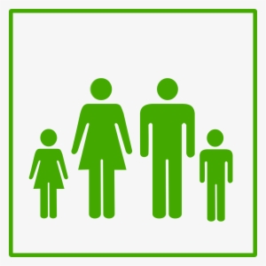 Clipart - Family Icon Green #3733