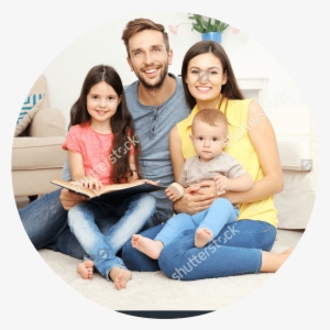 Stock Photo Happy Family Reading Book At Home - Bay Ridge Dermatology #3780