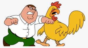 Family Guy Wallpapers - Peter Griffin Vs Chicken Png #3927