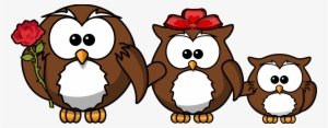 Happy Family Cliparts 26, Buy Clip Art - Cartoon Owl #392