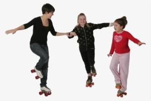 Fun Family Skate Night - Roller Skate Person Png #4110