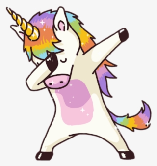 Picture Transparent Tumblr Clipart Png - Unicorn Dab #4333