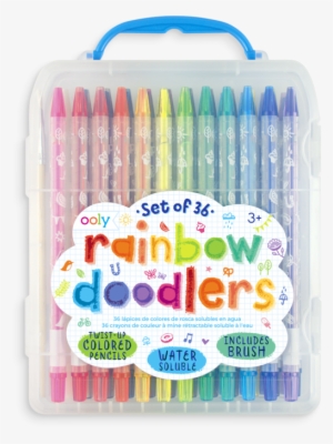 Rainbow Doodlers Watercolor Pencils - Pencils Colored #4546
