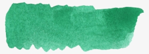 Free Download - Green Watercolor Brush Stroke #4600