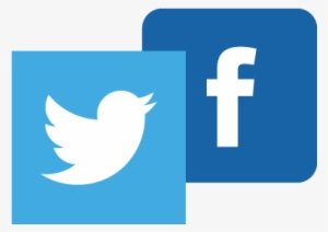 Image result for twitter and facebook logo