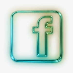 Free Png Glowing Green Neon Icon Social Media Logos - Cool Facebook Logo Png #4636