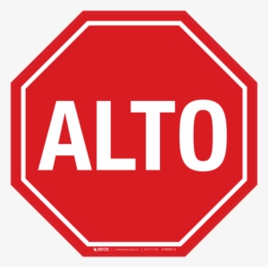 Alto Sign - Pare Señal De Transito #4664