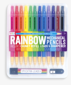 Rainbow Mechanical Colored Pencils - Colored Lead Pencils #4739