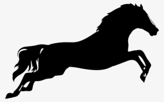 Horse Silhouette Show Jumping Drawing - Horse Silhouette Clip Art Png #4877