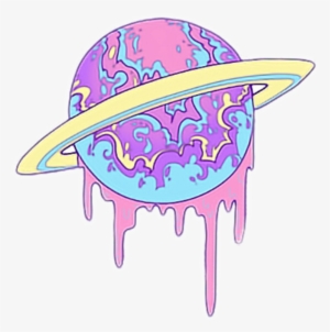 Saturn Planet Purple Wallpaper Watercolor Pastel Tumblr - Watercolor Planet #4952