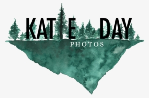 Katie Day Custom Watercolor Logo - Skyline #5011