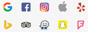 Google, Facebook, Instagram, Apple, Yelp, Bing, Tripadvisor, - Trip Advisor #5013