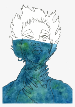 Watercolor On Paper For More Mel Lapiseiro's Arts, - Sketch #5035