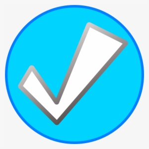 Facebook Check Clipart - Blue Check Mark With Circle #5058