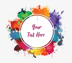 Colourful Watercolor Ink Splashes Clipart Royalty Free - Photography #5061