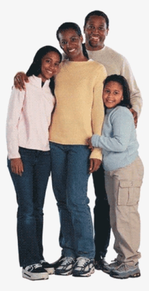 Black Teen With Family #508