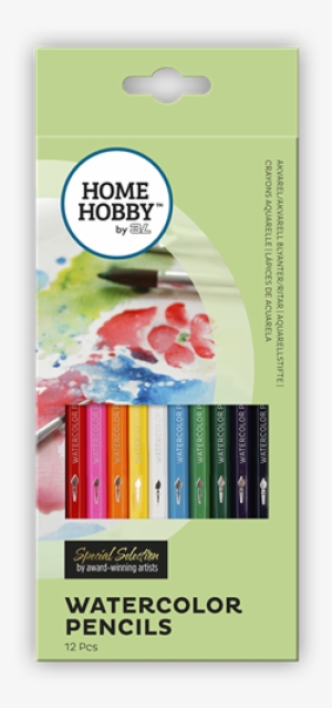 Homehobby By 3l Watercolor Pencils 12 Pcs, Assorted - Sketch Pad #5119
