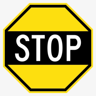 Early Australian Road Sign - Stop For Pedestrian In Crosswalk, 4" X 18", .080 Hip #5197