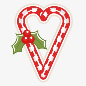 Candy Cane Heart Png Picture Black And White Library - Candy Cane #5256