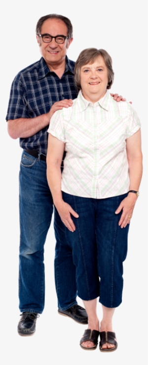 A Friend Of Mine Was Recently Driving Around The Suburbs - Old Couple Png #539