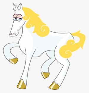 This Free Icons Png Design Of White Cartoon Horse #5449
